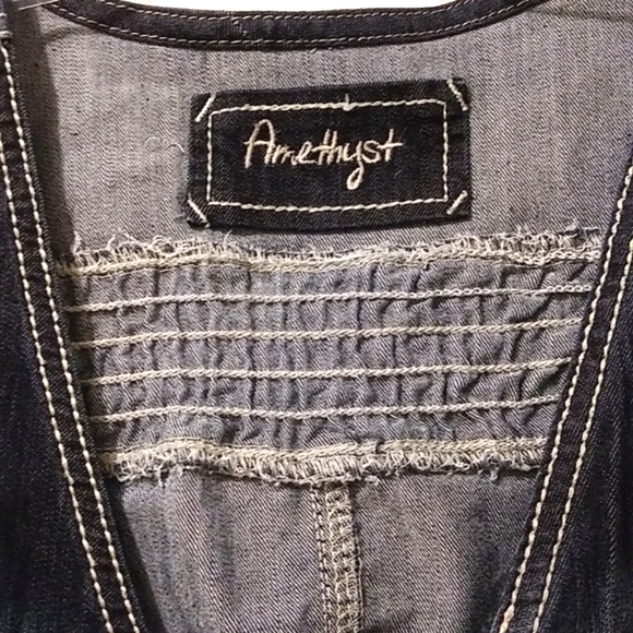 Amethyst Denim Vest - Picture 5 of 14
